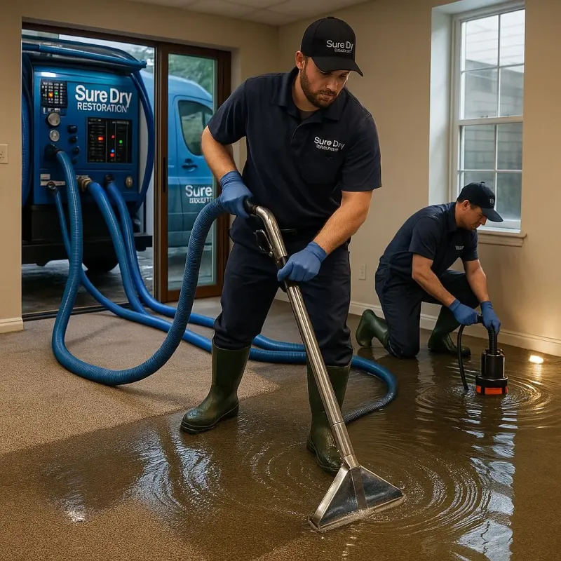 Water Extraction and Removal process in DeBary, FL